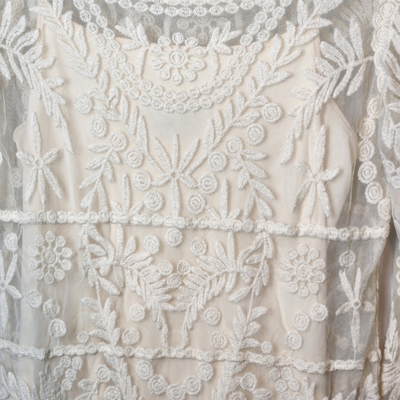 Express Cream Lace Dress - Picture 4 of 6